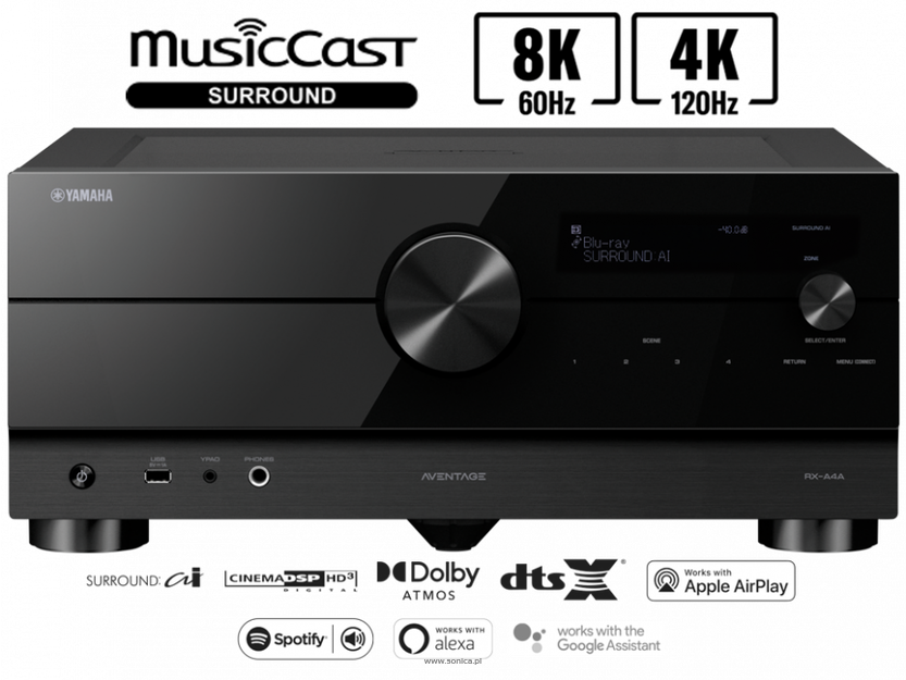 Yamaha RX-A4A+ słuchawki TW-E3C