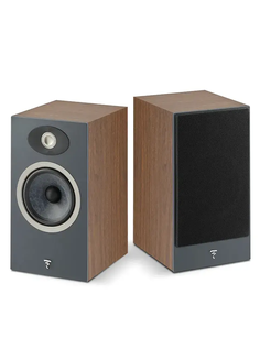 Focal Theva N°1 — Kolumny podstawkowe premium z membraną Slatefiber Dark Wood