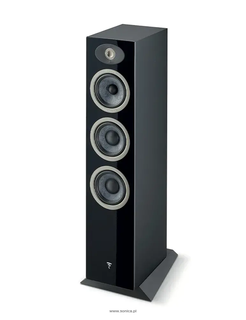 Focal Theva N°2 — Wysokiej jakości kolumny podłogowe z przetwornikami Slatefiber Czarny
